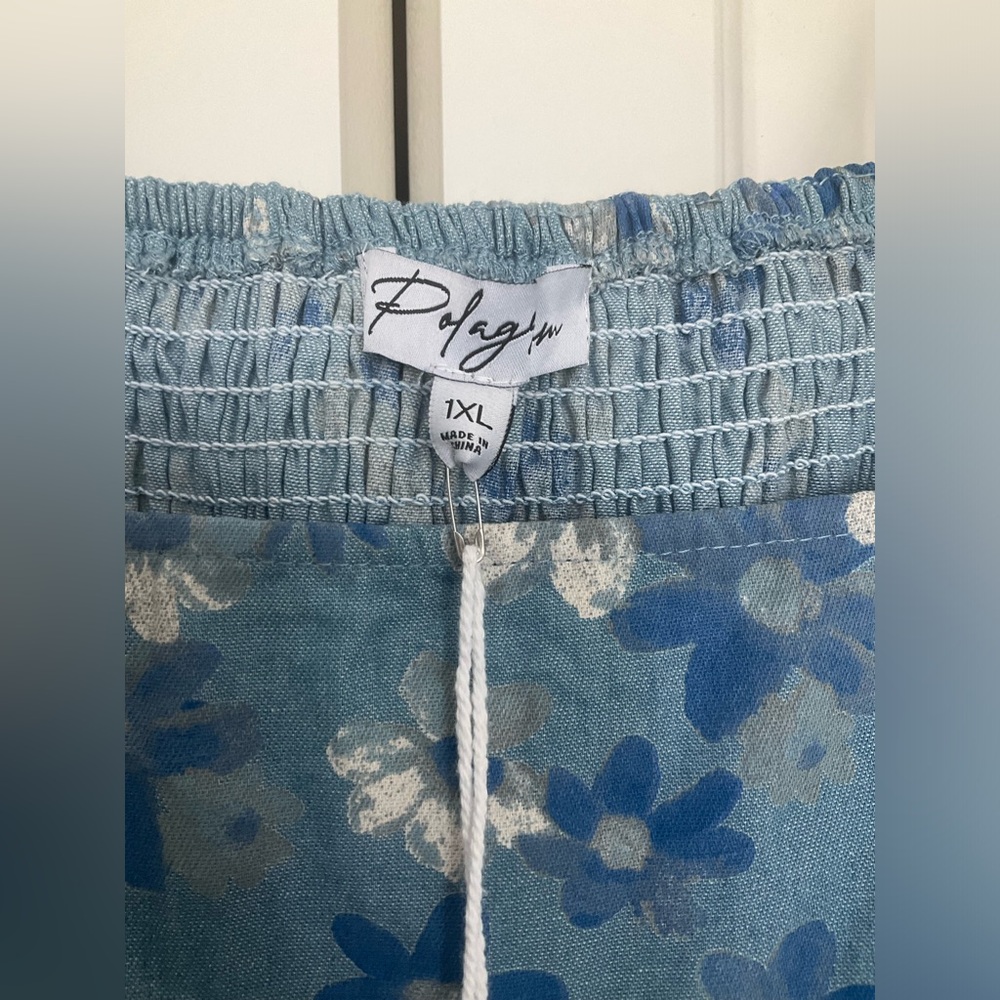Polagram blue midi dress - Picture 3 of 5